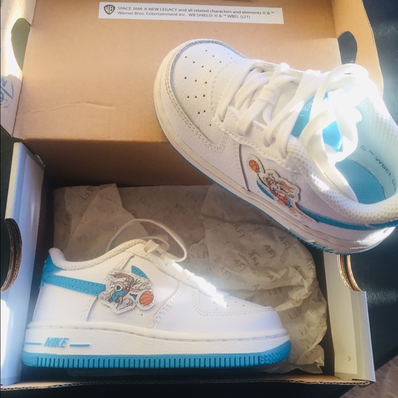 Nike Air Force One (Space Jam) Size 7c - Picture 2 of 7